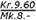 Graphic showing dual pricing of 9.60 Kr./80Mk