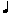 graphic symbol for a crotchet