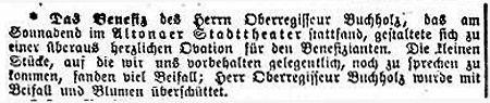 Facsimile of a report of the performance of Der Trompeter von Sakkingen with the music by Mahler in 1889 (General-Anzeiger fr Hamburg-Altona, 30 April 1889, 6)