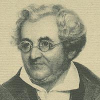 Friedrich Hofmeister (1782-1864): head and shoulders portrait (detail from an engraving)