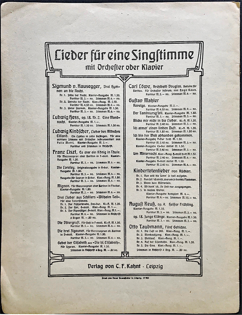 Facsimile of the KtL advert type Ae, c. 1919-