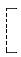 Graphical symbol: a bracket indicating that a pair of folios (represented in vertical sequence in the table) conjecturally constitute bifolium