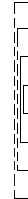 four nested vertical brackets indicate that four nested bifolios form a single gathering/signature (the folios of bifolios 1-3 are detached sheets