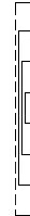 four nested vertical brackets indicate that four nested bifolios form a single gathering/signature (the folios of bifolios 1-2 are detached sheets